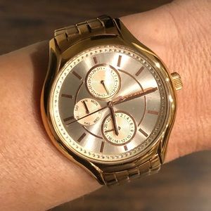 Women’s Fossil Rose Gold Boyfriend Watch